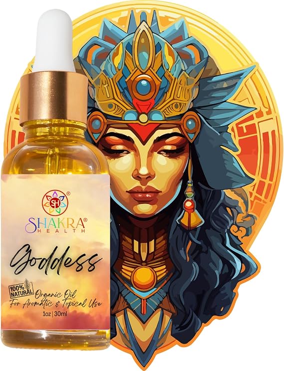 Yoni Oil, Massage Oil & Daily Ritual Moisturising Oil | Charisma, Self Confidence, Beauty, Self-Love Pagan Spells & Invocations. Manifest & Attract. Vegan, Organic, Natural (Goddess)