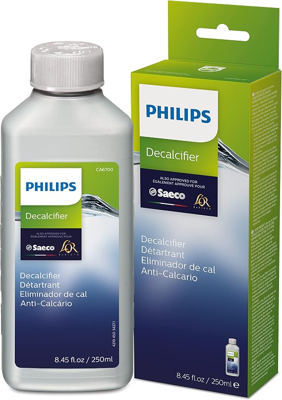 Philips Kitchen Appliances Philips Original Espresso Machine Descaling, Perfect Descaling to Extend Machine Life, 1 Descaling Cycle, 250 ml Bottle, (CA6700/47)