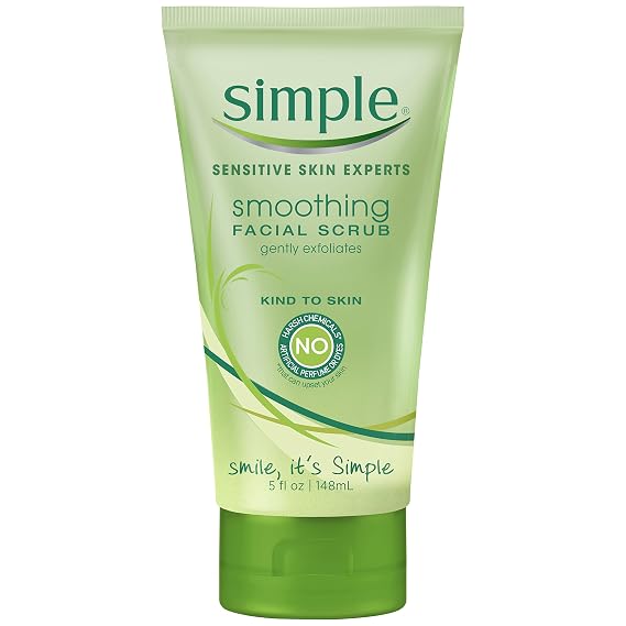 Simple Kind to Skin Facial Scrub, Smoothing, 5.0 Ounce