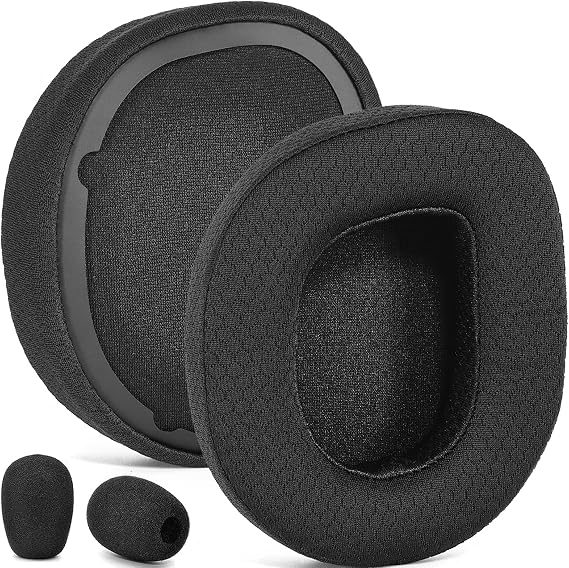 Defean Mesh Fabric Earpads for Turtle Beach Stealth 600 Gen2/600 Gen3/500XB | Also for Stealth 600 Gen 2/600 Gen2 USB/600 Gen 2 MAX/600 Gen3(600XB)/500 XB Headset,Durable Mesh Fabric