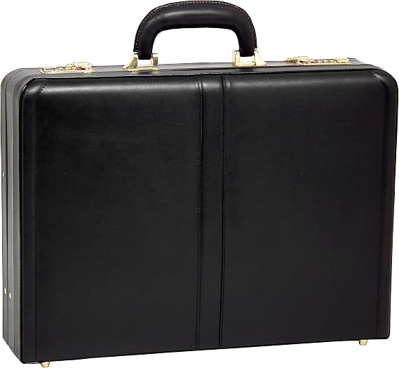 McKlein HARPER, Leather 4.5" Expandable Laptop/Computer & Tablet Business Briefcase Attache Bag, Men Women Laptop Briefcase, Laptop Compartment bag, Tablet Pocket bag, Business Bags, Travel Cases
