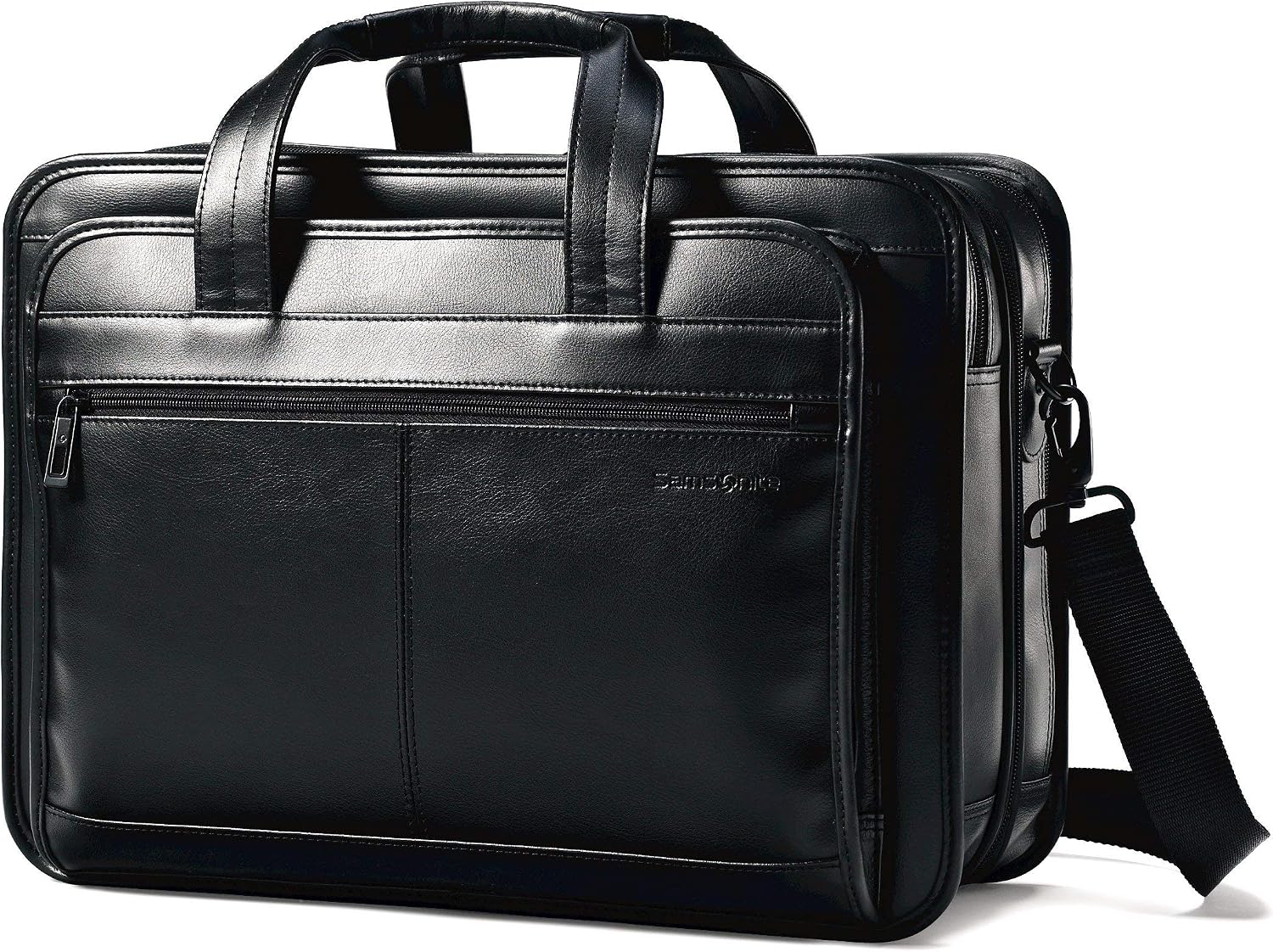 Samsonite 43118-1041 Leather Expandable Business Bag