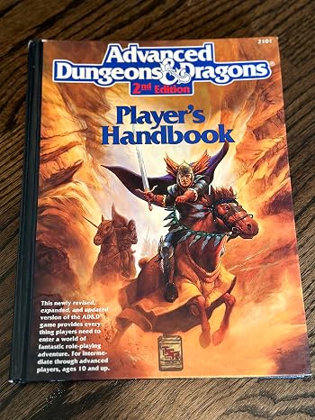 Advanced Dungeons & Dragons Player's Handbook, 2nd Edition