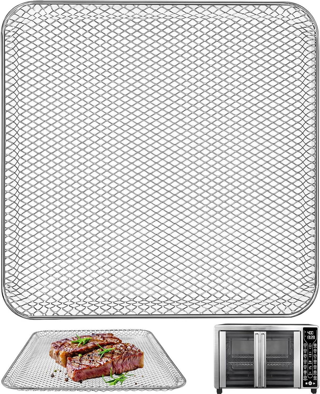 Toaster Oven Replacement Parts for Gourmia GTF7655,Toaster Oven Air Fryer Basket accessories Toaster Oven Air Fryer Combo 17 cooking presets 1700W french door digital air fryer oven 24L capacity