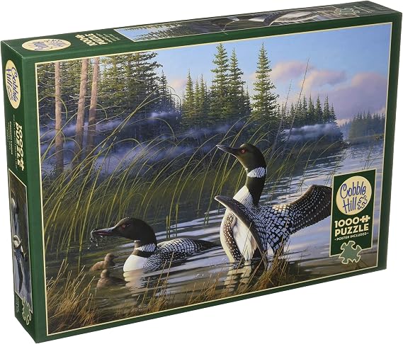 Cobblehill 80107 1000 pc Common Loons Puzzle, Various