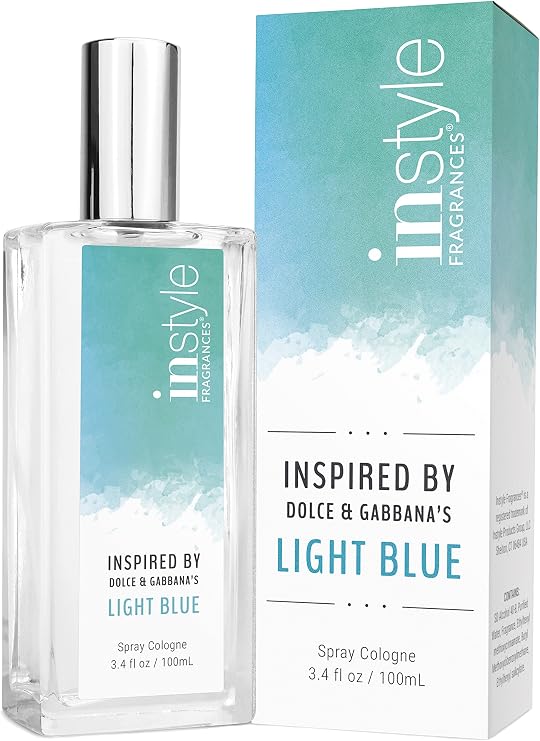 Instyle Fragrances, Inspired by D&Gs Ligh.t Blue, CLEAN, Vegan | Womens Eau de Toilette, Fragrance for Women, Paraben-Free, Never Tested on Animals, 3.4 fl.oz.