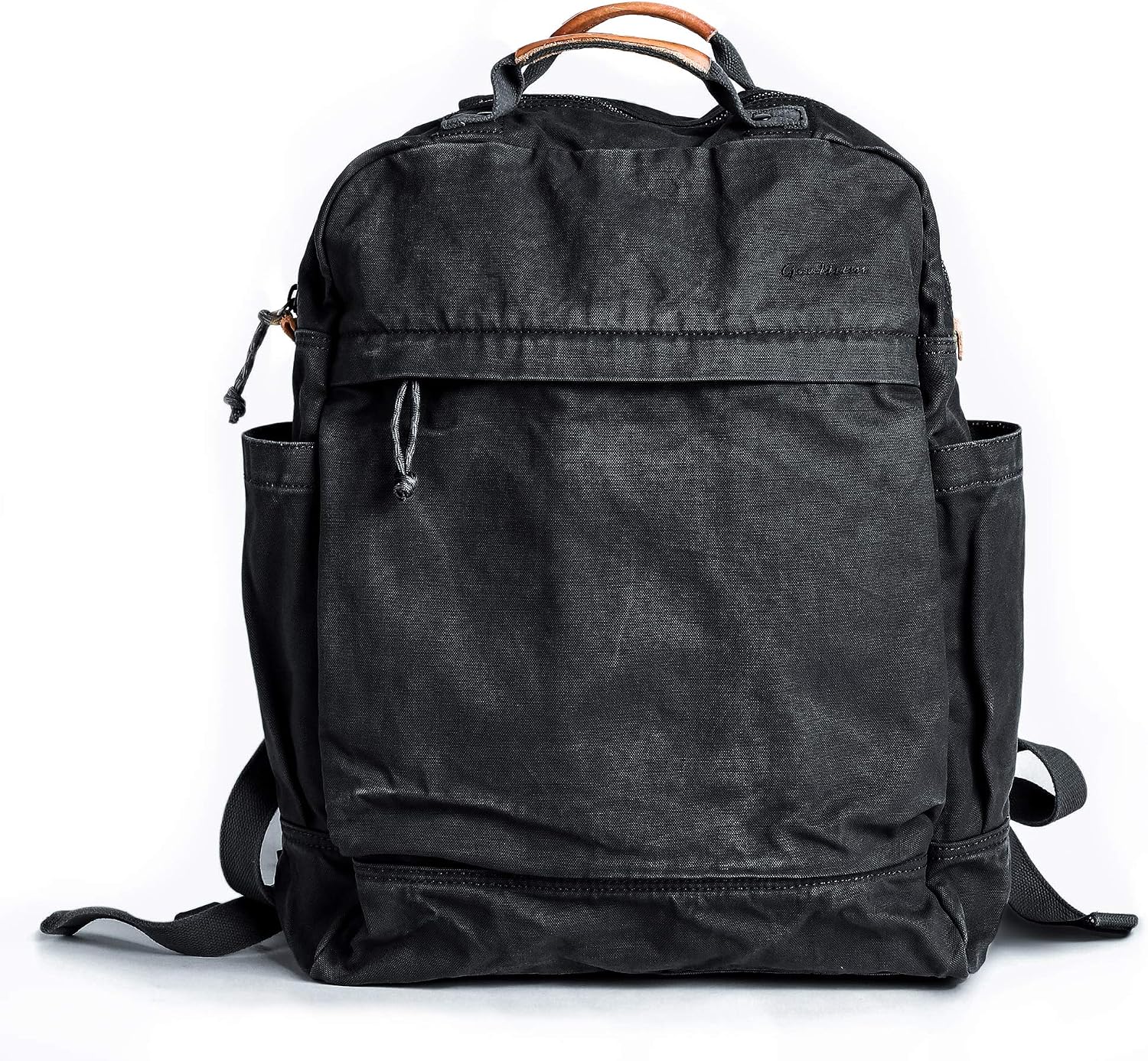 Gootium Canvas Backpack for Women Vintage Style Outdoor Travel Bag Men Casual Daypack Fabric Zipper Rucksack
