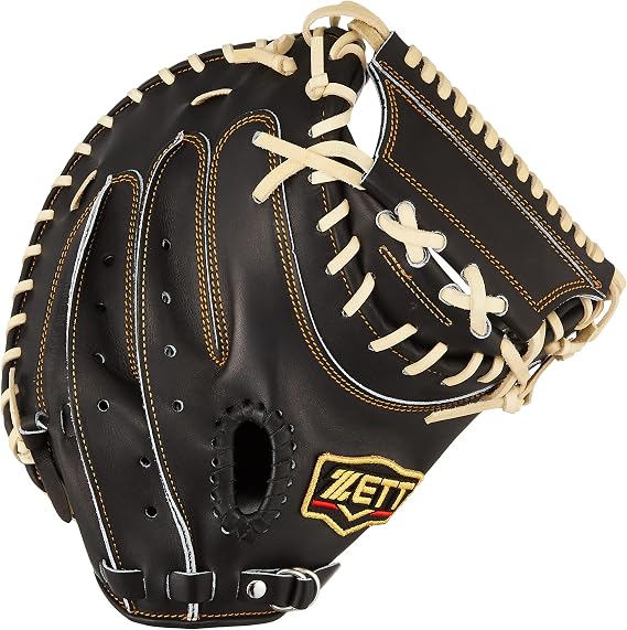 ZETT BPROCM420P Hard Baseball Catcher Mitt, Prostatus, Right Throw