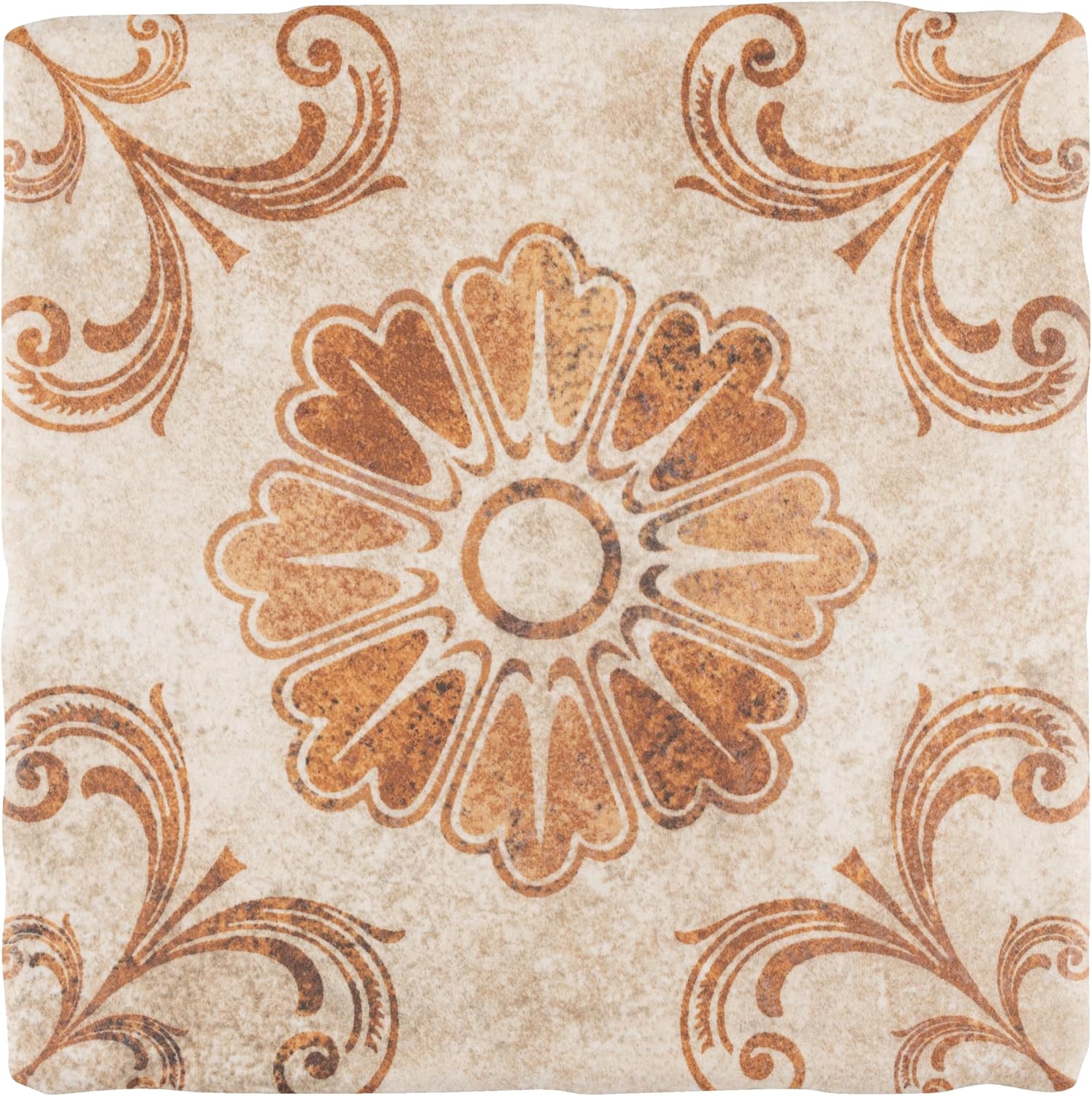 Costa Arena Decor Fleur 7-34 x 7-34 Ceramic Floor and Wall Tile