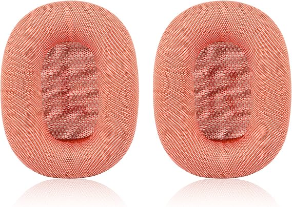 Replacement Earpads with Mesh Fabric & Memory Foam Ear Cushions Compatible with Apple AirPods Max Headphones ONLY(Pink)