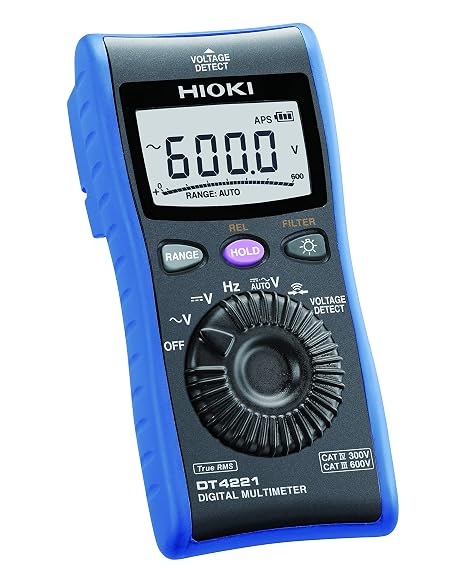 HIOKI Hioki Electric Digital Multimeter DT4221 Slim Model Tester DMM Made in Japan