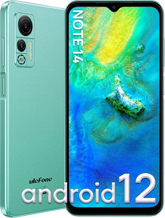 Ulefone Note 20 Pro Phone Unlocked, 8GB+128GB, 8-Core, 6.75" 90Hz Display, Android 14, 50MP AI Camera, 6000mAh Battery, Dual 4G LTE, Fingerprint/Face Unlocked Smartphone, Widevine L1, GPS