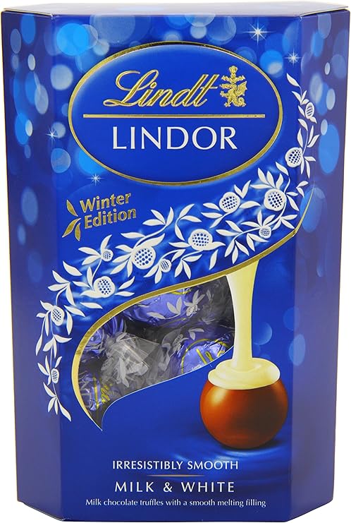 Lindor Milk & White Truffles 200g