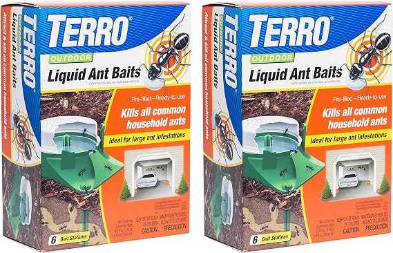 TERRO T1806SR 2-Pack Outdoor Liquid Ant Baits-12 Traps