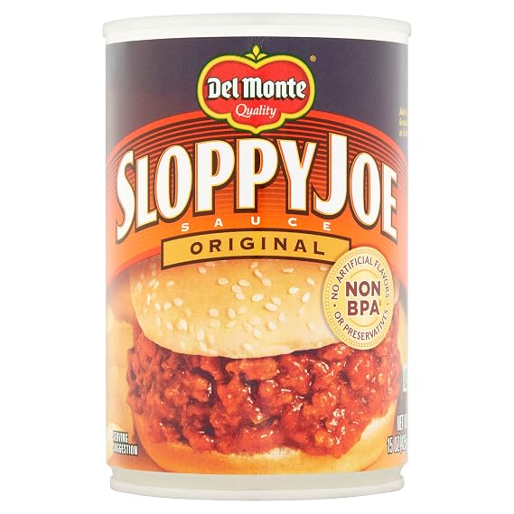 Del Monte Original Sloppy Joe 15 oz Pack of 6