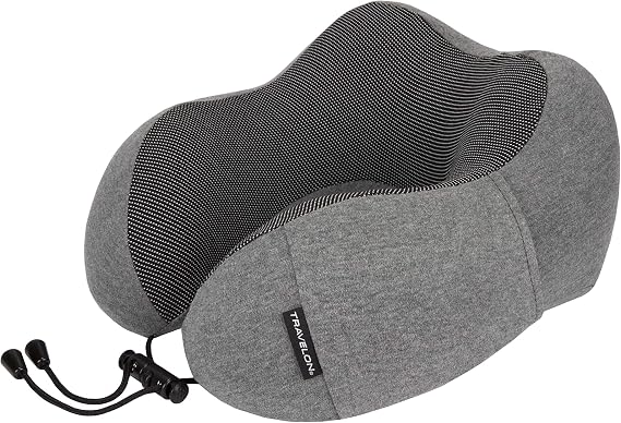 Travelon Contoured Memory Foam Travel Pillow