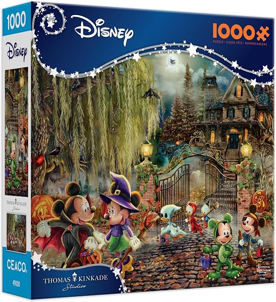 Ceaco - Thomas Kinkade Disney - Mickey and Minnie - 1000 Piece Puzzle