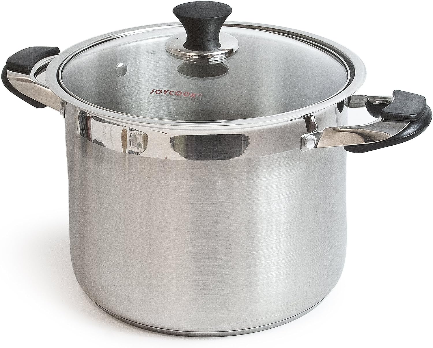 Joycook Stainless Steel Stock Pot w/Glass Lid (15QT)