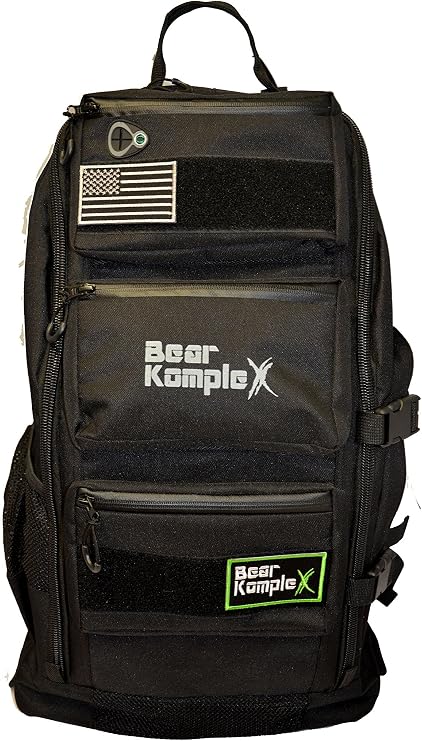 Bear KompleX Military Grade Tactical Backpack - Organize Gear & Optimize Comfort - Multipurpose 1000 Denier Nylon Backpack