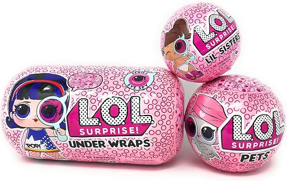 L.O.L. Surprise Eye Spy Series 4-1 Bundle with Under Wraps, Pets, and Lil Sister