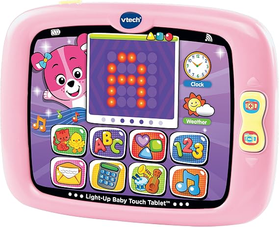 VTech Light-Up Baby Touch Tablet, Pink (Frustration Free Packaging)