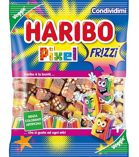Haribo Rainbow Pixel Sauer (160g Packung)