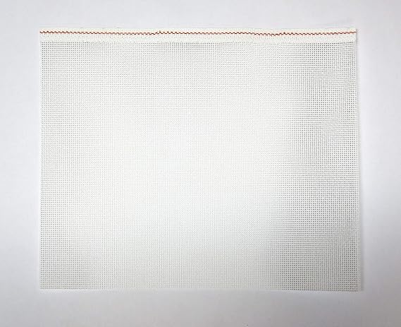 Zweigart Mono Deluxe Needlepoint Canvas, 100% Cotton, White, 13 mesh (12" X 10")