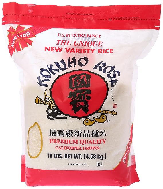 Kokuho Rose Rice, 10-pounds