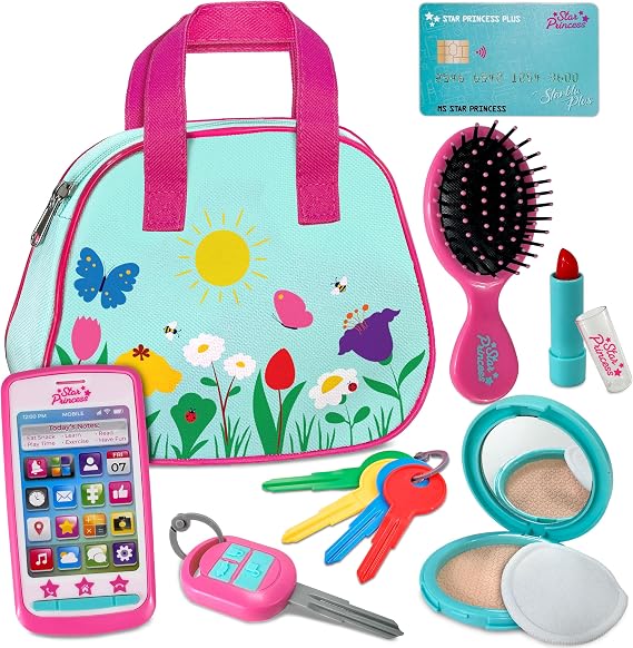 Play Purse for Toddlers, Toddler Girl Toys 1 2 3 Years Old, Toy for Toddler