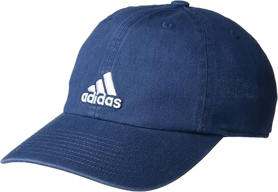 adidas Women's Saturday Hat, relaxed fit athletic adjustable cotton baseball cap