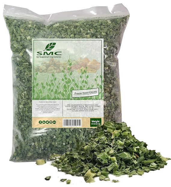 Chives-Freeze Dried HALF POUND-Heat Sealed for Freshness 8 OZ