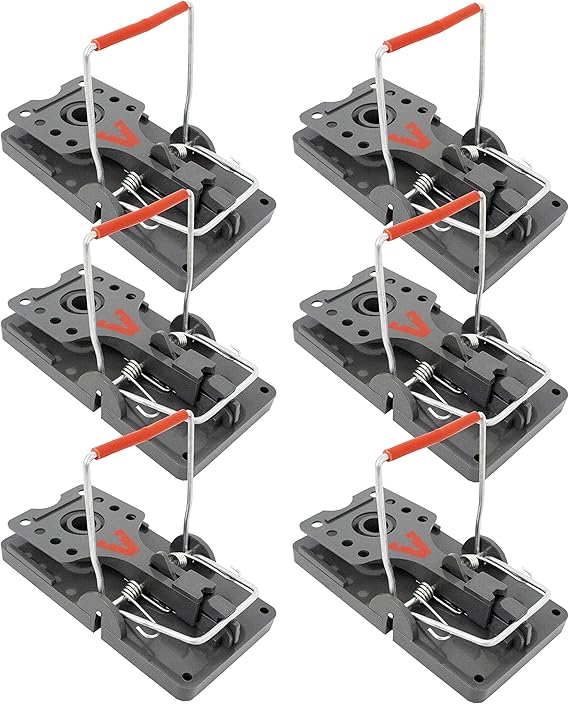 Victor M144 Instant Power-Kill Easy Set Rat Trap - 6 Reusable Rat Traps