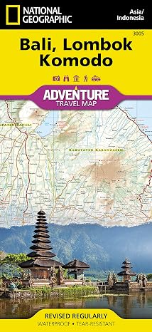 Bali, Lombok, and Komodo Map [Indonesia] (National Geographic Adventure Map, 3005)