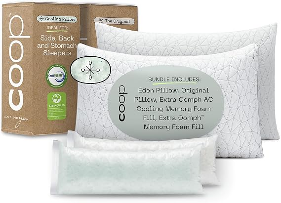 Coop Home Goods Eden Pillow and Original Pillow King Bundle