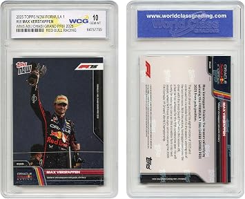 2025 F1 Topps Now MAX Verstappen Formula 1 Win Abu Dhabi Grand Prix 2025 Card #88 - Graded GEM Mint 10