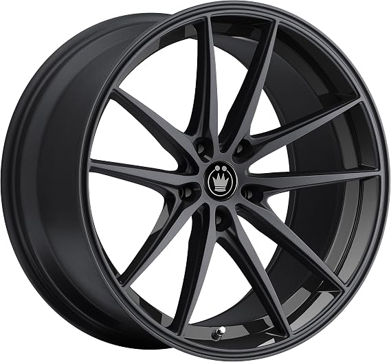 Konig Oversteer Wheels Gloss Black Aluminum and tpms (1 x 1. inches /5 x, 1 inches Offset)