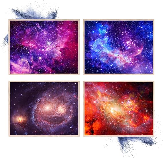 Insire Galaxy Poster, Wall Art, Galaxy Wall Poster - Unframed (8x10)