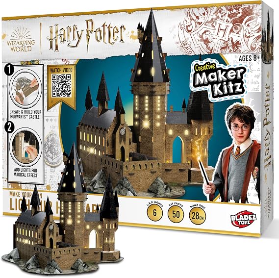 Harry Potter Build Your Own Illuminated Model, Light up Hogwarts Castle