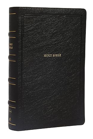 NKJV, End-of-Verse Reference Bible, Personal Size Large Print, Leathersoft, Black, Red Letter, Comfort Print: Holy Bible, New King James Version