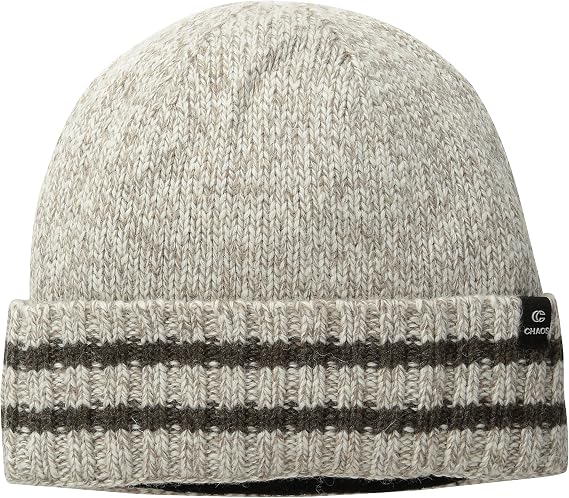 Chaos Time Ragg Wool Cuffed Stripe Beanie
