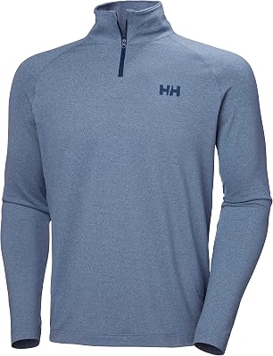 Helly-Hansen Verglas Half-Zip Midlayer Mens Athletic Sweaters - Ideal for Outdoor Adventures, Moisture-Wicking & Lightweight